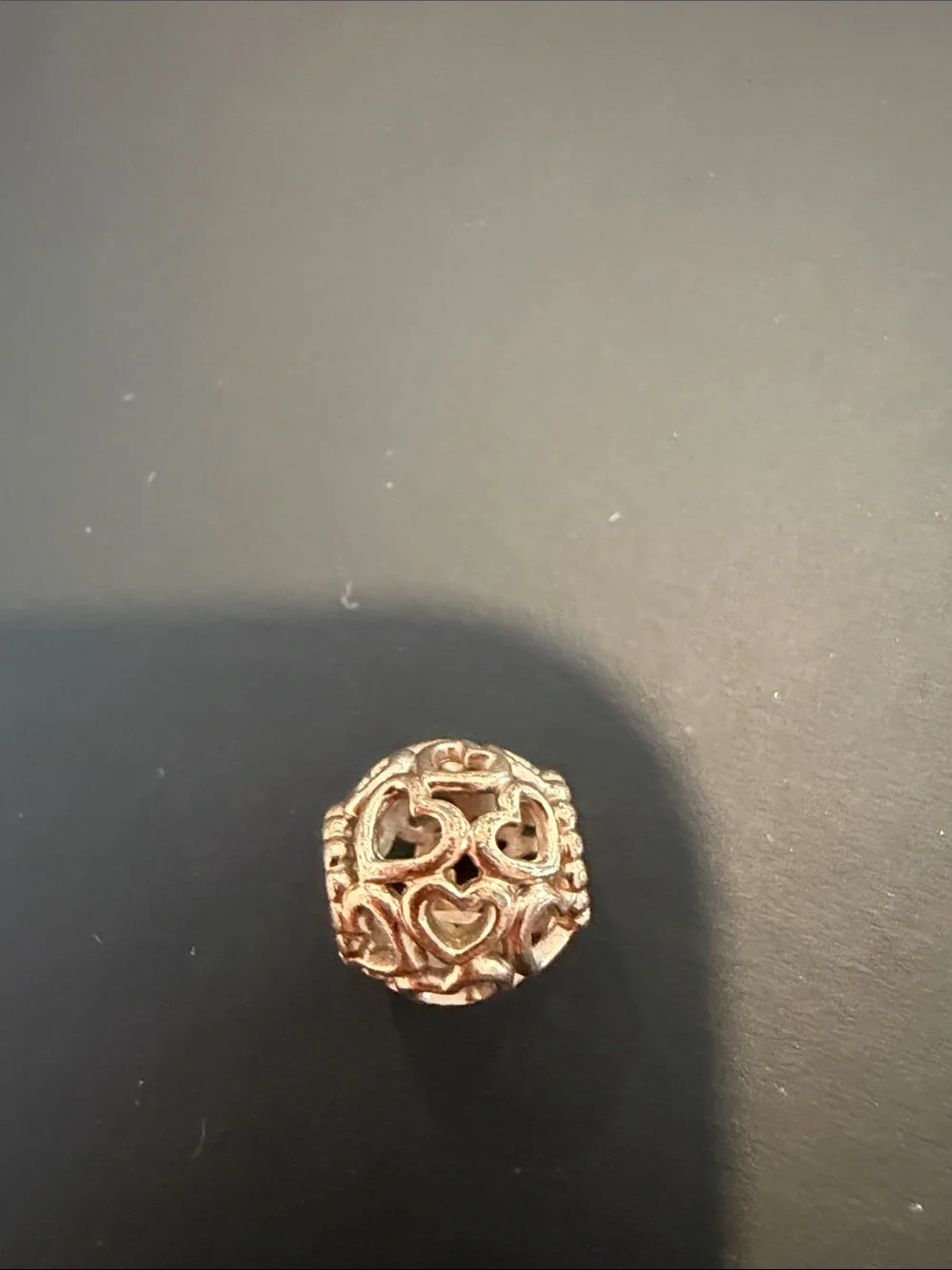 Pandora Rose Gold Filigree Snake Chain Bracelet